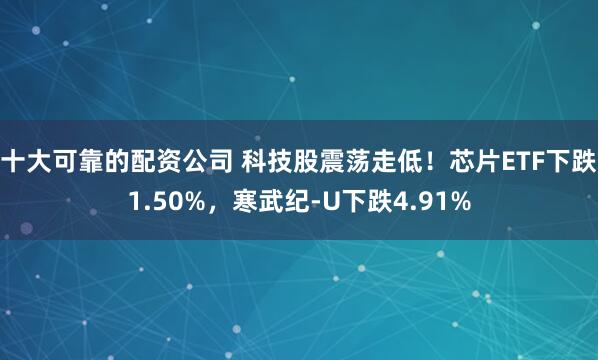 十大可靠的配资公司 科技股震荡走低！芯片ETF下跌1.50%，寒武纪-U下跌4.91%